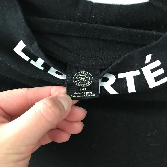 Urban outfitter black tank with bold text - Picture 5 of 6